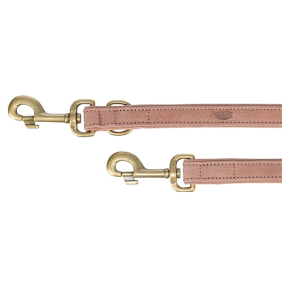 Trixie Dog Lead Pure Adjustable Leather Pink
