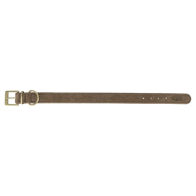 Trixie Dog Collar Pure Leather Brown